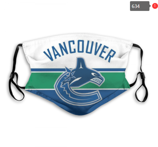 NHL Vancouver Canucks #6 Dust mask with filter->nhl dust mask->Sports Accessory